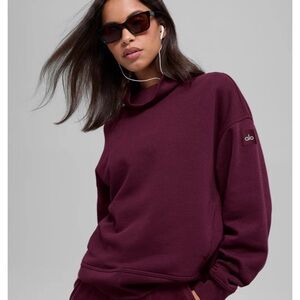 Alo Hazy Mock Neck Pullover